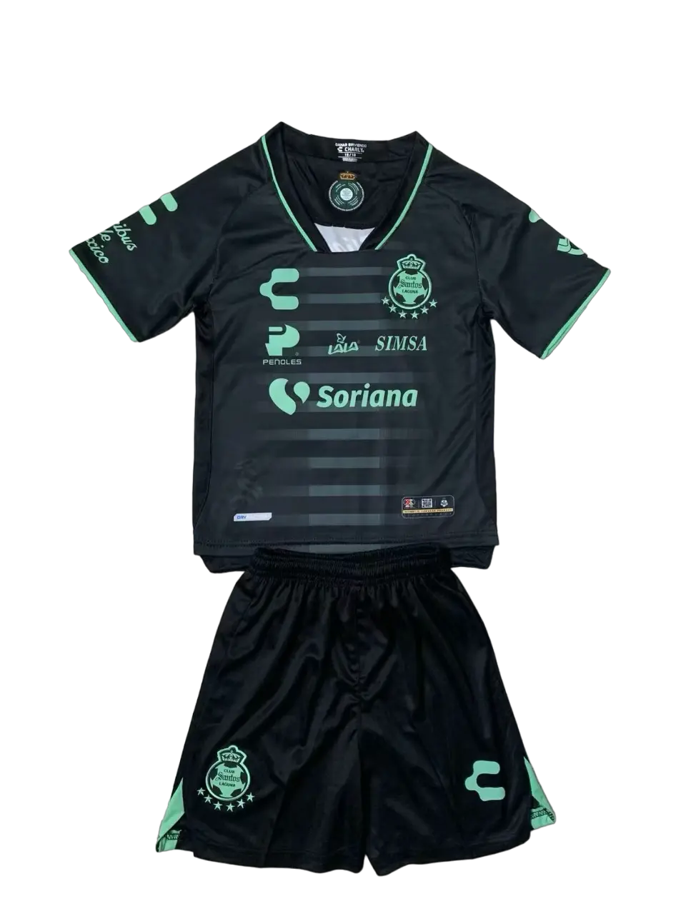Kit Infantil Santos Laguna Preta 2023/24 Unissex Kit Infantil Santos Laguna Preta 2023/24 Unissex