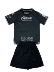 Kit Infantil Pachuca Preta Away Branca II 2023/24 Unissex