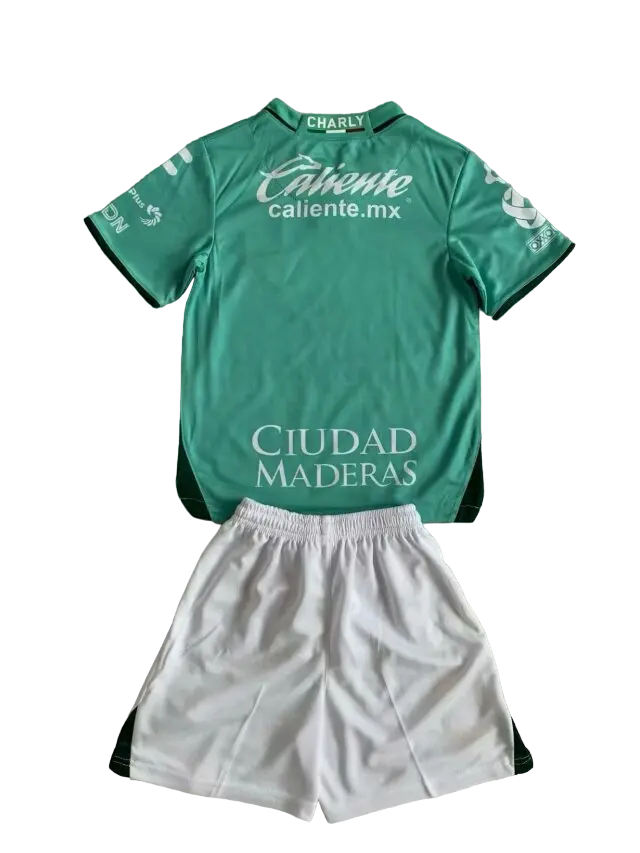 Kit Infantil Club Léon Third III Verde 2023/24 Unissex Kit Infantil Club Léon Third III Verde 2023/24 Unissex