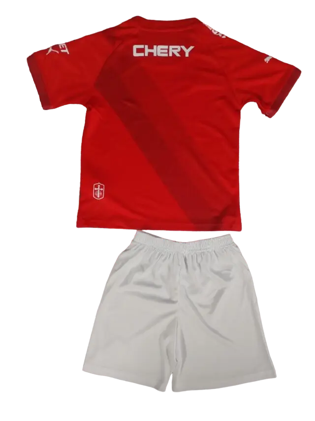 Kit Infantil Universidad Católica Fora II Vermelha 2024/25 Unissex Kit Infantil Universidad Católica Fora II Vermelha 2024/25 Unissex