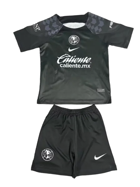 Kit Infantil Club América Goleiro Preta 2023/24 Unissex
