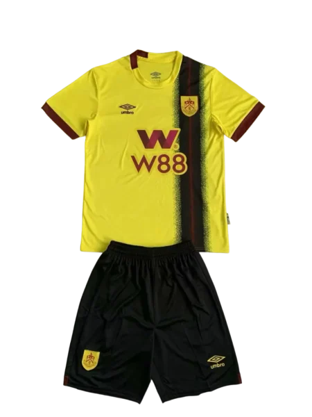 Kit Infantil Burnley Amarela Reserva 2023/24 Unissex