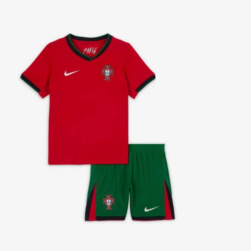 Kit Infantil de Portugal Vermelha I 2024/25 Unissex Kit Infantil de Portugal Vermelha I 2024/25 Unissex