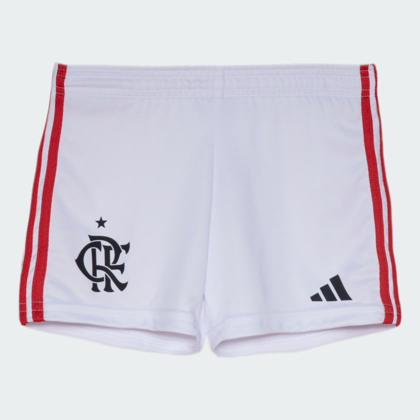 Mini_Kit_Flamengo_I_Vermelho_IP8206_05_laydown Kit Infantil Flamengo Vermelho I Home 2024/25 Unissex