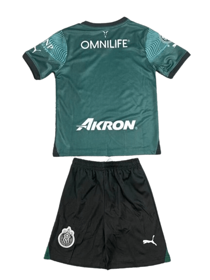 Kit Infantil Chivas Guadalajara Verde III 2023/24 Unissex Kit Infantil Chivas Guadalajara Verde III 2023/24 Unissex