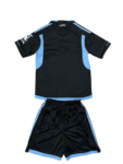Kit Infantil Leicester Preto II 2023/24 Unissex