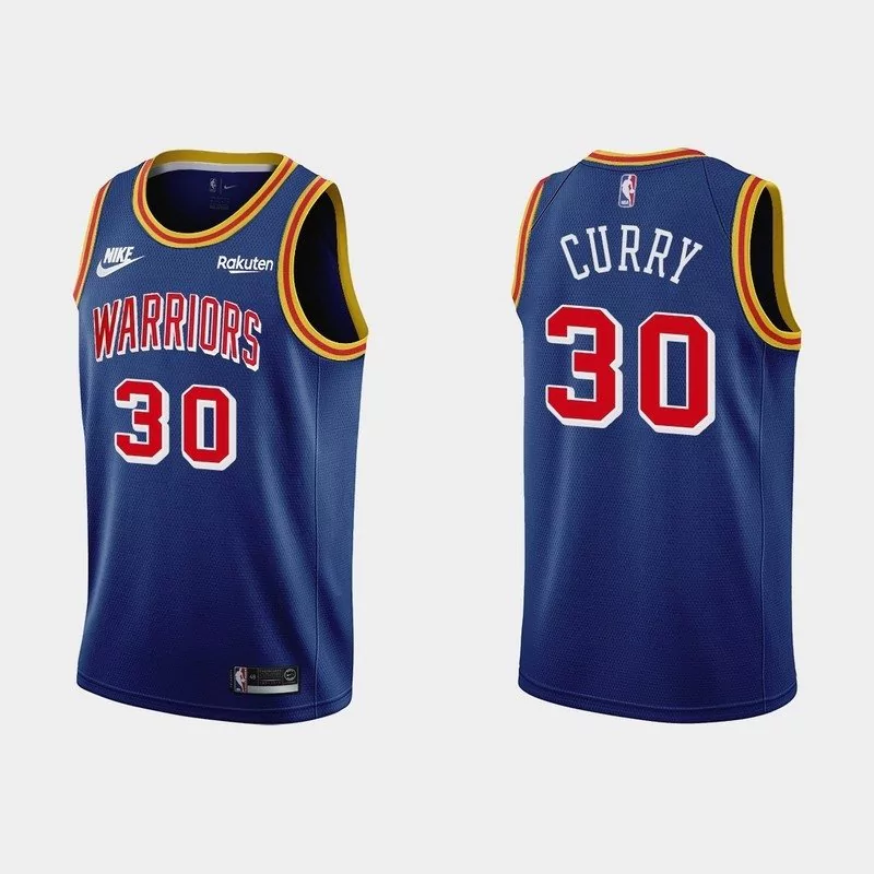 Regata NBA Golden State Warriors Azul 2021/22 Curry #30 Regata NBA Golden State Warriors Azul 2021/22 Curry #30