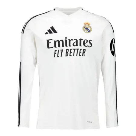 Nova Camisa I Real Madrid Branca 2024/25 Manga Longa