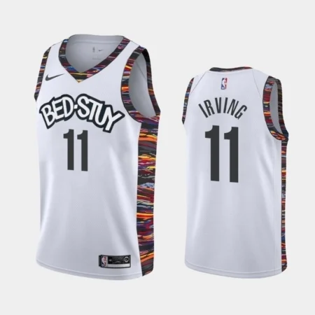 Regata NBA Brooklyn Nets Branca Bed-Stuy - Irving #11