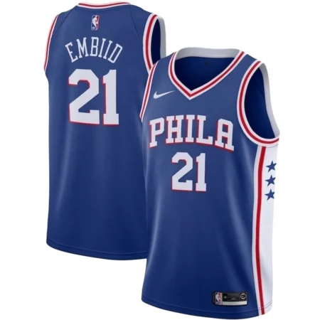 Regata NBA Philadelphia 76ers Azul - Embiid #21