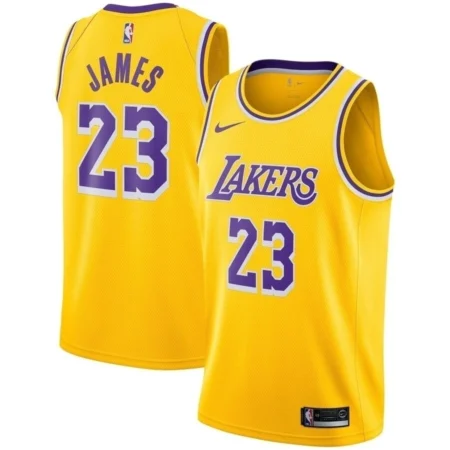 Regata NBA Lakers Amarela - James #23