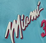 Regata NBA AUTHENTIC Miami Heat Edição Azul WADE #3
