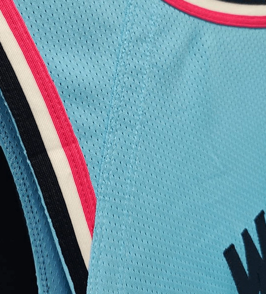 Regata NBA AUTHENTIC Miami Heat Edição Azul WADE #3 Regata NBA AUTHENTIC Miami Heat Edição Azul WADE #3