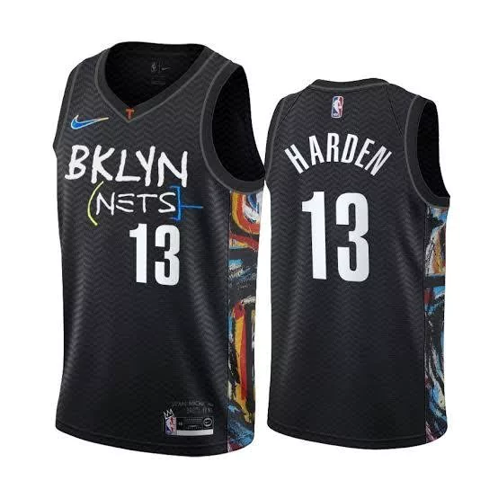 Regata NBA Brooklyn Nets City Edição Harden #13 2020/21 Regata NBA Brooklyn Nets City Edição Harden #13 2020/21