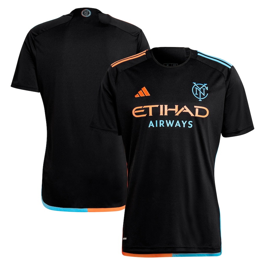 Camisa Reserva do New York City FC Preta 2024/25 Masculina Camisa Reserva do New York City FC Preta 2024/25 Masculina