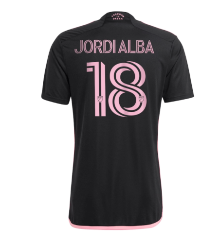 Camisa Inter Miami Preta II Jordi Alba #18 2024/25 Masculina