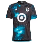 Camisa Titular Minnesota United Preta/Azul Celeste 2024/25 Masculina