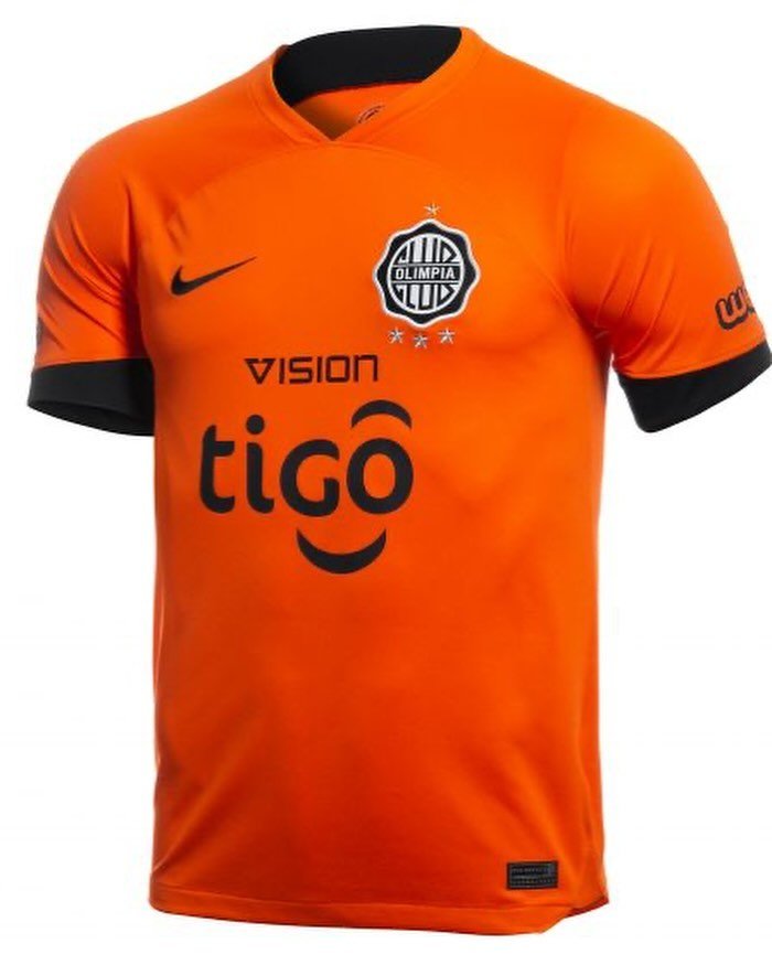 Camisa Club Olimpia Third III Laranja 2024/25 Masculina Camisa Club Olimpia Third III Laranja 2024/25 Masculina