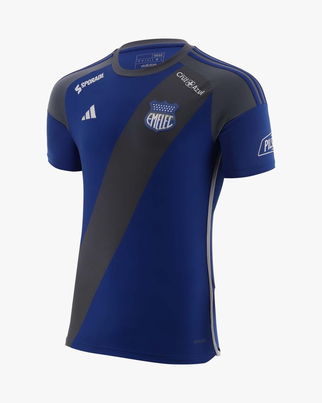 Camisa Emelec Home I Azul/Preta 2024/25 Masculina Camisa Emelec Home I Azul/Preta 2024/25 Masculina