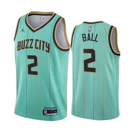 Regata NBA Charlotte Hornets City Azul Bebê 2020-21 - Ball #2