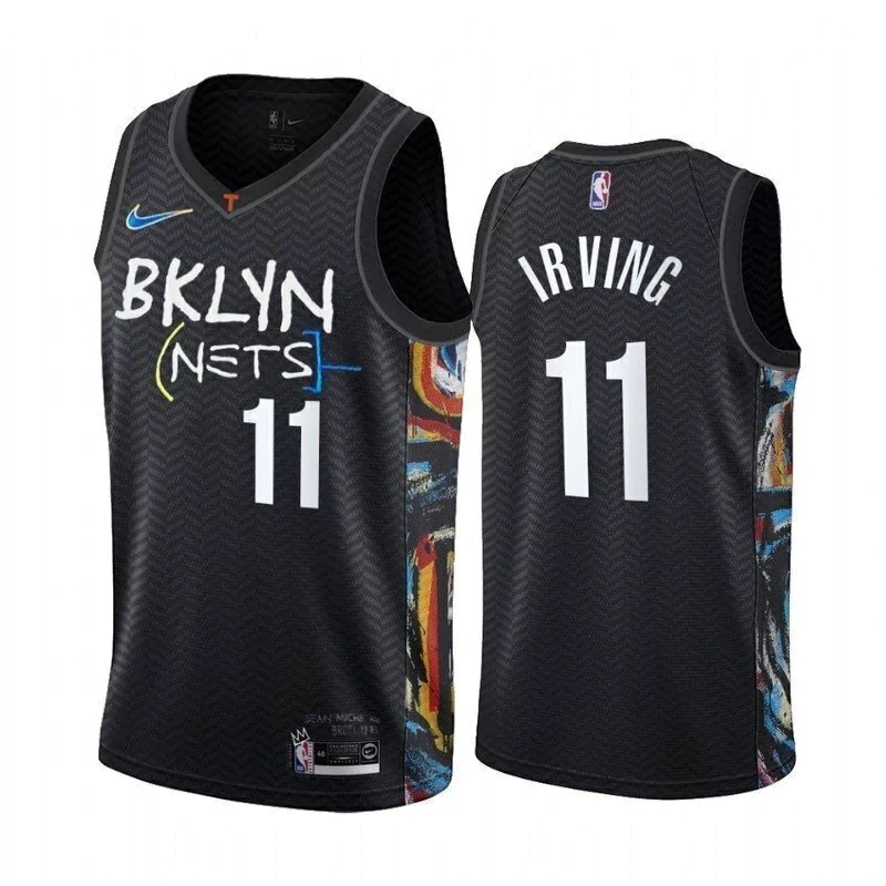 Regata NBA Brooklyn Nets Preta - Irving #11 2020-21 Regata NBA Brooklyn Nets Preta - Irving #11 2020-21