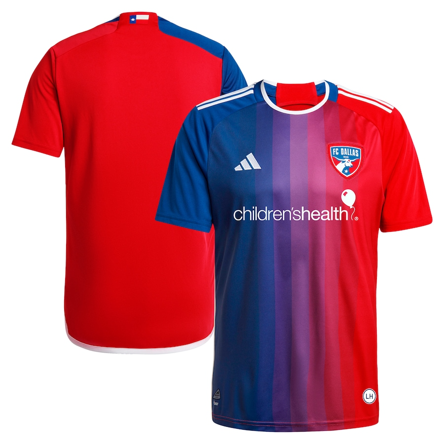Camisa Titular Dallas Burn FC Home I Azul/Vermelha 2024/25 Masculina Camisa Titular Dallas Burn FC Home I Azul/Vermelha 2024/25 Masculina
