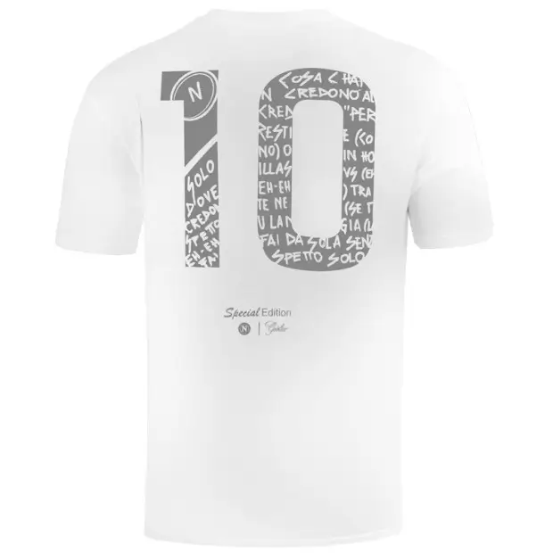 Camisa do Napoli Especial Geolier Branca 2024/25 Masculina Camisa do Napoli Especial Geolier Branca 2024/25 Masculina