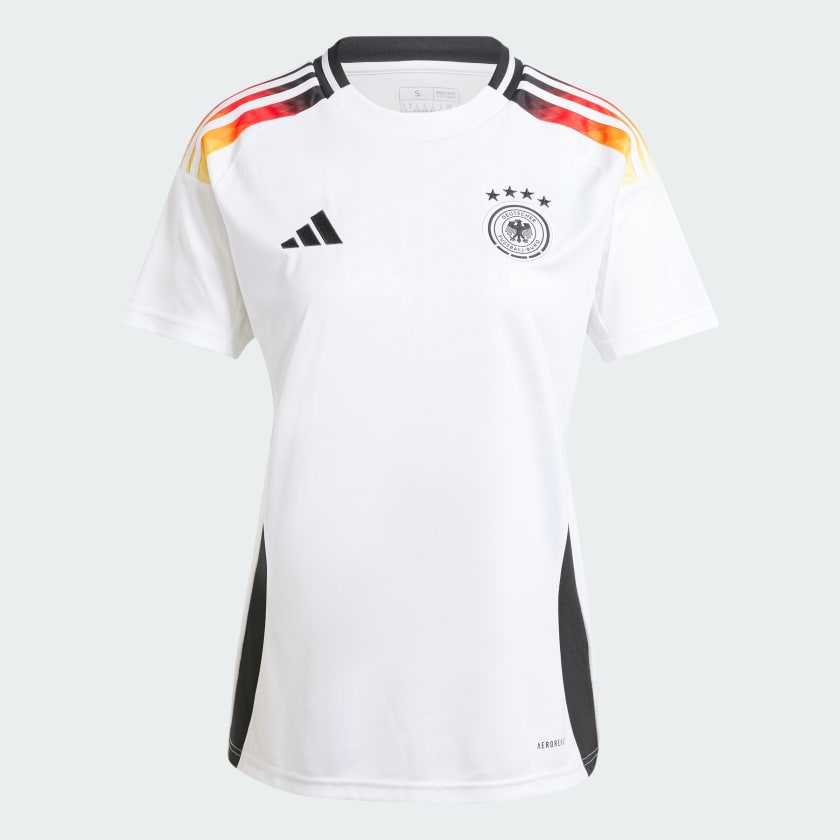 Nova Camisa Alemanha Home I Branca 2024/25 Feminina Nova Camisa Alemanha Home I Branca 2024/25 Feminina