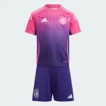 Kit Infantil Alemanha Away Rosa II 2024/25 Unissex