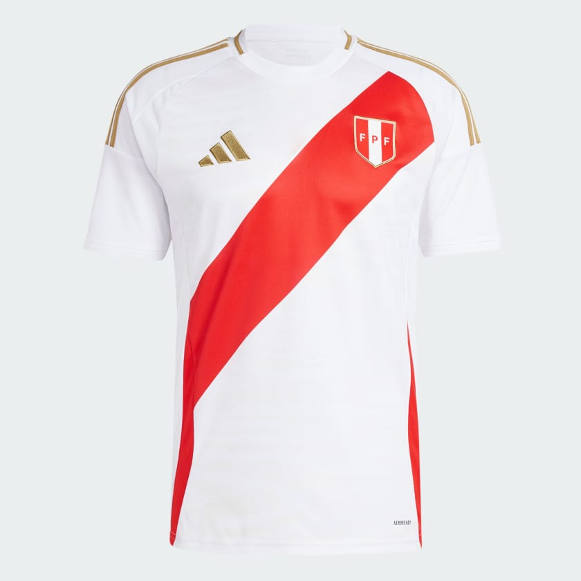 Nova Camisa do Peru Branca Home I 2024/25 Masculina Nova Camisa do Peru Branca Home I 2024/25 Masculina
