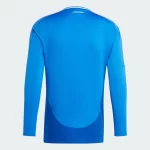 Camisa Itália Azul Home I Manga Longa 2024/25 Masculina