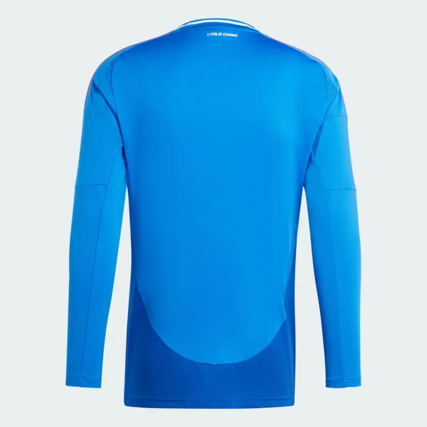 Camisa Itália Azul Home I Manga Longa 2024/25 Masculina Camisa Itália Azul Home I Manga Longa 2024/25 Masculina