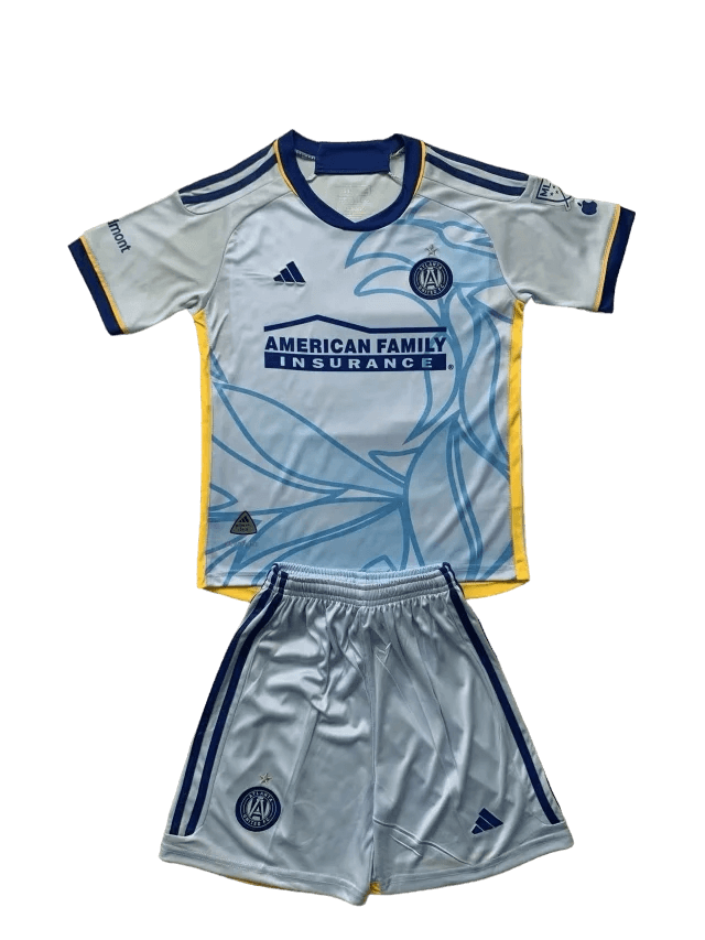 Kit Infantil Reserva Atlanta United Azul Away II 2024/25 Unissex Kit Infantil Reserva Atlanta United Azul Away II 2024/25 Unissex