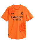 Camisa Quatro Real Madrid Y-3 Laranja 2023/24 Masculina Jogador