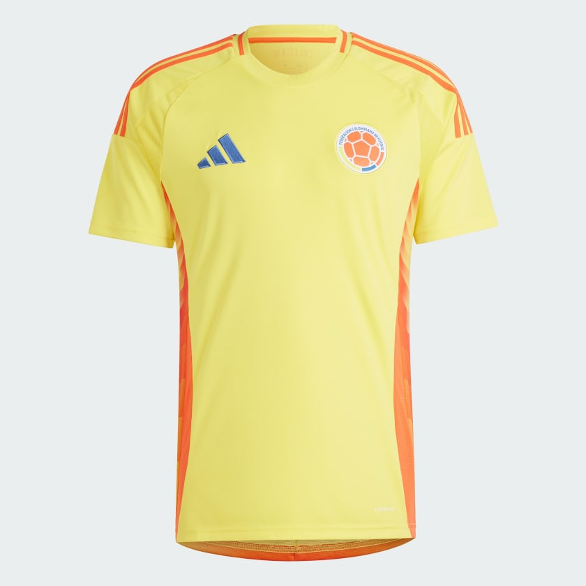 Nova Camisa da Colômbia Home Amarela I 2024/25 Masculina Nova Camisa da Colômbia Home Amarela I 2024/25 Masculina