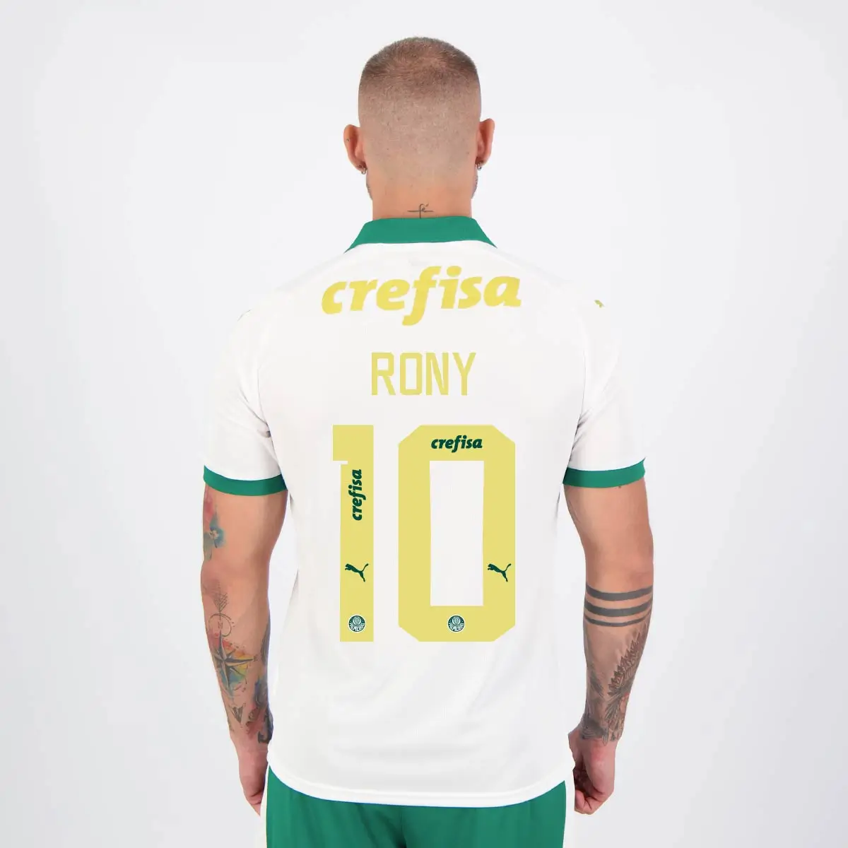 Camisa Palmeiras do Rony #10 Branca II 2024/25 Masculina Camisa Palmeiras do Rony #10 Branca II 2024/25 Masculina