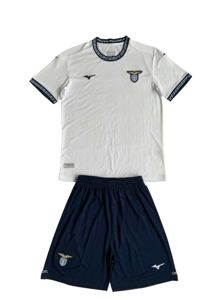 Kit Infantil Lazio Branca Third III 2023/24 Unissex