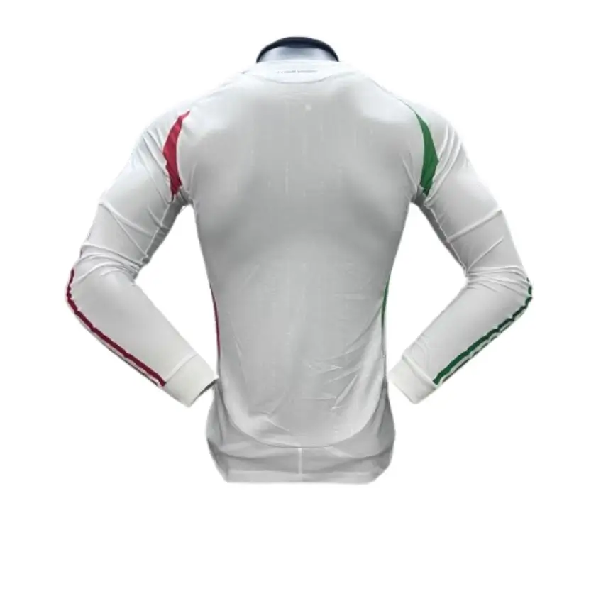 Camisa Itália Branca Away II Manga Longa 2024/25 Jogador Camisa Itália Branca Away II Manga Longa 2024/25 Jogador