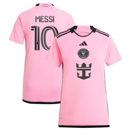 Camisa Inter Miami Rosa I Messi #10 Feminina 2024/25