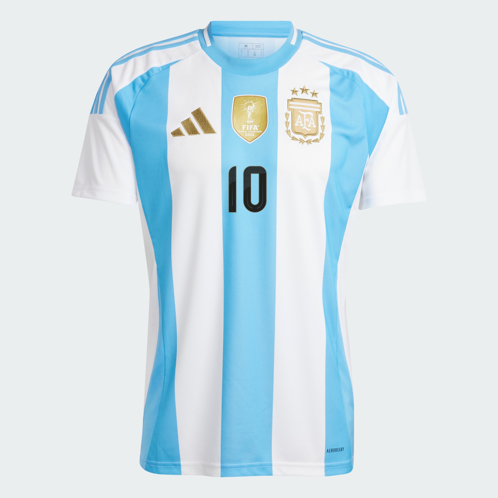 Camisa Argentina I Home Branca 2024/25 Messi #10 Masculina Camisa Argentina I Home Branca 2024/25 Messi #10 Masculina