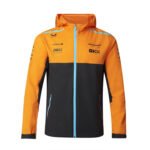 Jaqueta de Frio McLaren F1 Team Laranja Com Zíper e Capuz