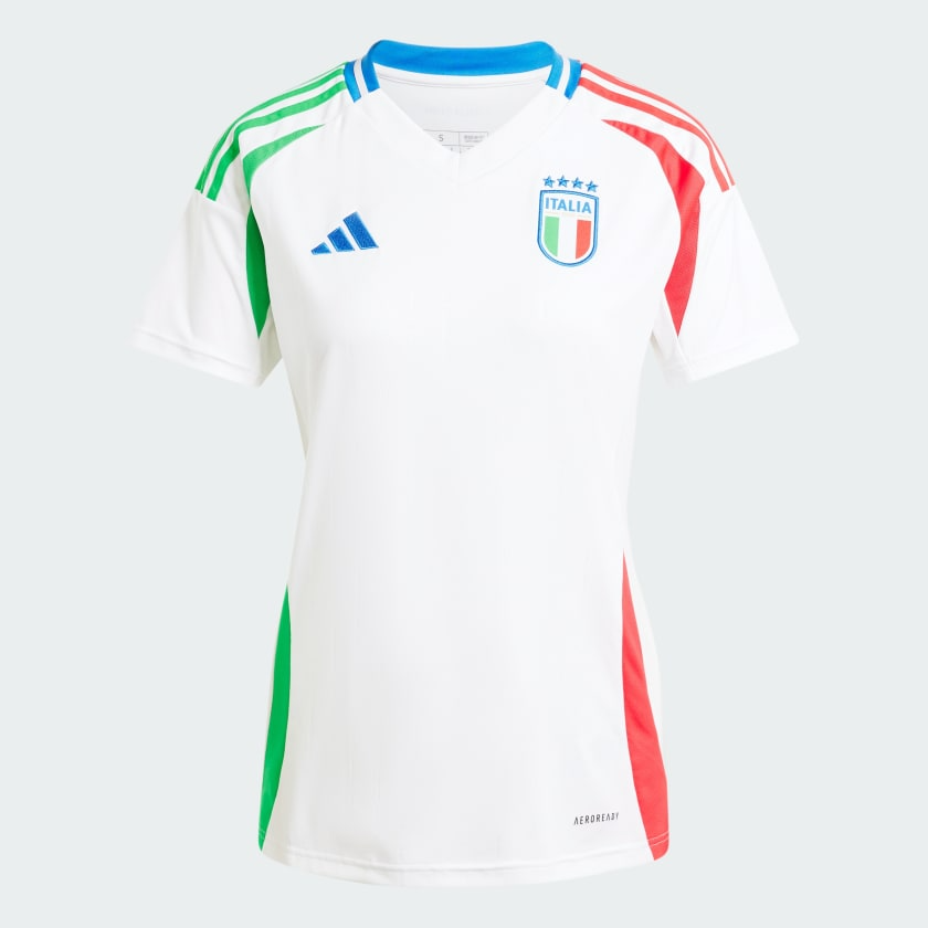Nova Camisa Itália II Away Branca 2024/25 Feminina Nova Camisa Itália II Away Branca 2024/25 Feminina