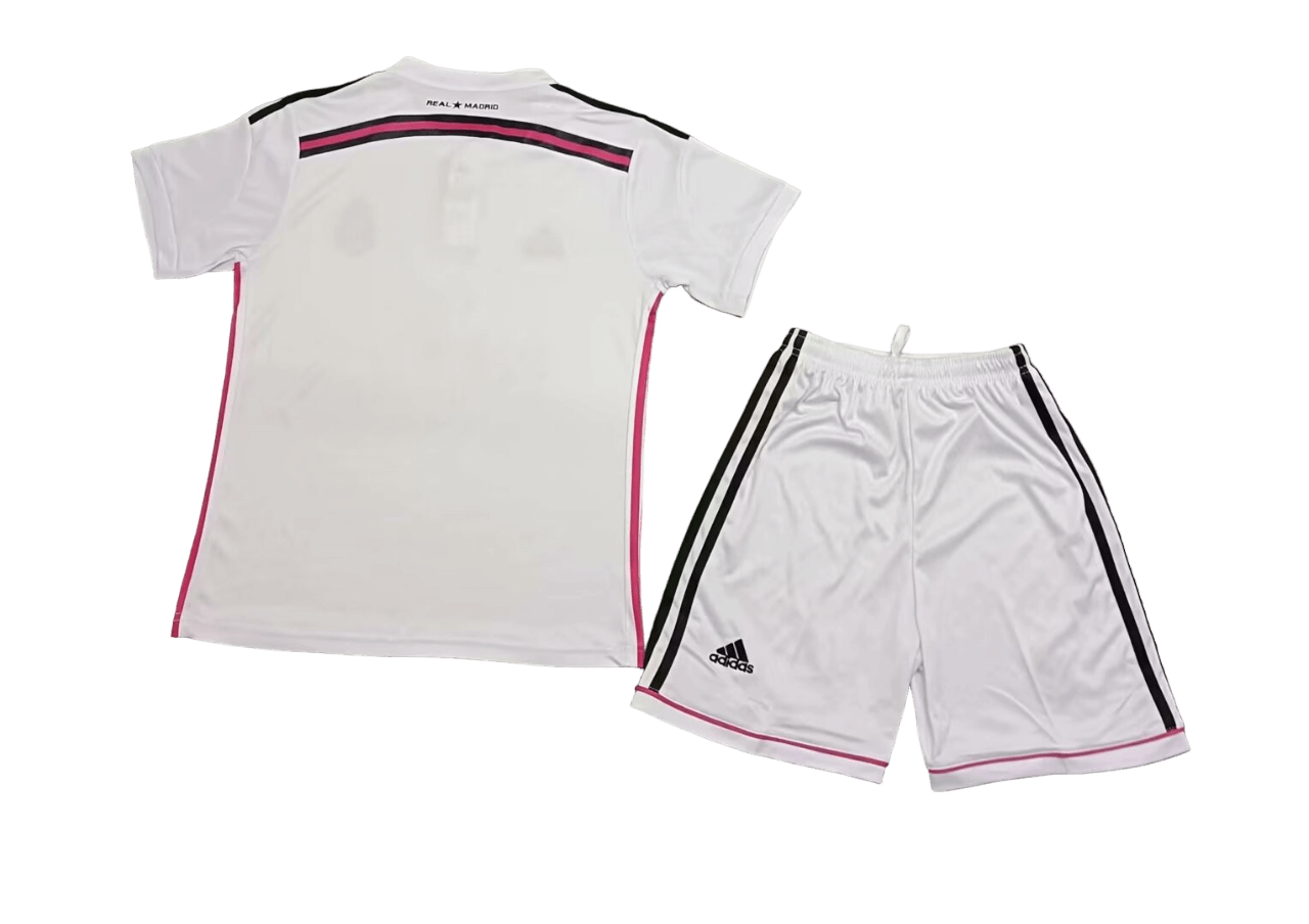 Kit Infantil Real Madrid II Branca 2014/15 Unissex Kit Infantil Real Madrid II Branca 2014/15 Unissex