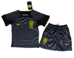 Kit Infantil do Brasil Preta Goleiro 2023/24 Unissex