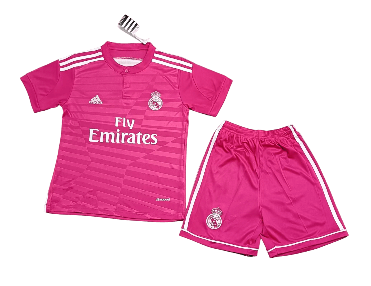 Kit Infantil Real Madrid III Rosa 2014/15 Kit Infantil Real Madrid III Rosa 2014/15