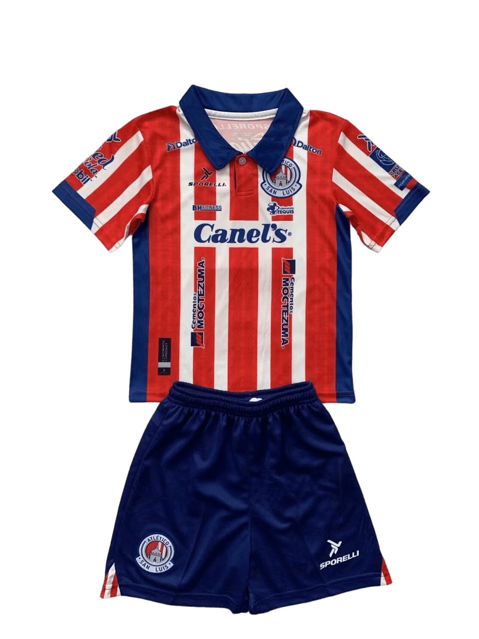 Kit Infantil Atlético San Luis Home I 2024/25 Unissex Kit Infantil Atlético San Luis Home I 2024/25 Unissex