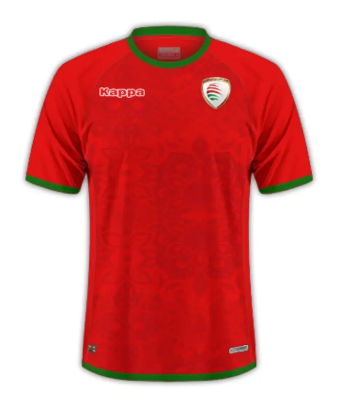 Camisa Seleção de Omã Home Vermelha I 2024/25 Jogador Camisa Seleção de Omã Home Vermelha I 2024/25 Jogador