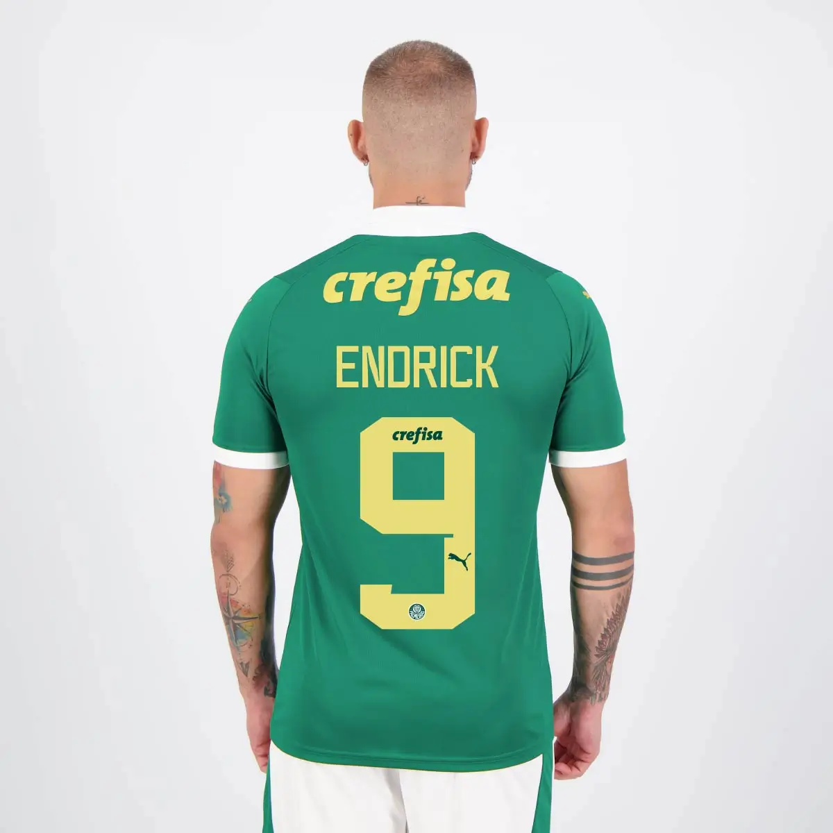 Camisa Palmeiras do Endrick #9 Verde I 2024/25 Masculina Camisa Palmeiras do Endrick #9 Verde I 2024/25 Masculina