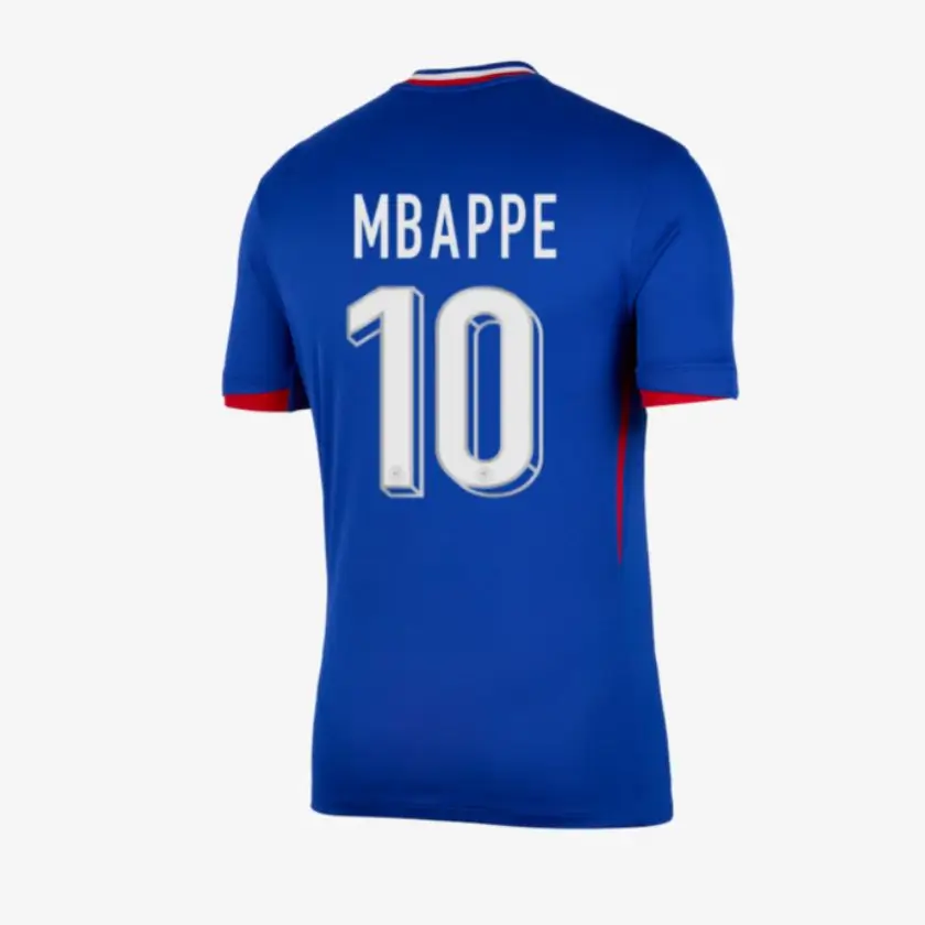 743f1d50-580a-4e62-b31d-b0d246ac2bf7 (1) Camisa França MBAPPE #10 Home I Azul 2024/25 Masculina