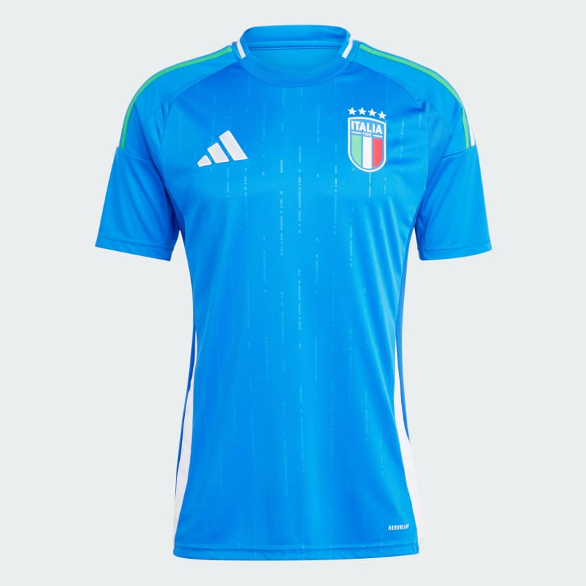 Nova Camisa Itália I Home Azul 2024/25 Masculina Nova Camisa Itália I Home Azul 2024/25 Masculina